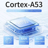Anbernic RG40XXV 64GB + 128GB Game Console 4.0’’ IPS Display - Transparent Black - Anbernic