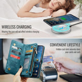 Google Pixel 10 Pro XL CaseMe 008 Wallet with Detachable Cover 8 Card + Zip Pocket - Noco