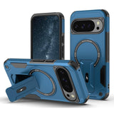 Google Pixel 9 / 9 Pro / 10 / 10 Pro Armor Mag Ring Cover with Kickstand - Blue - Noco