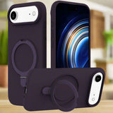 iPhone 17 Air Silicone MagSafe Rear Cover With Ring Stand - RedPepper