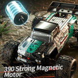 JJRC Q146B RC 4WD Alloy Chassis Pickup Up to 40km/h 390 Carbon brush magnetic motor Metal parts LED Lights 7.4V Battery - Radio Control JJRC