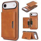 iPhone 17 Air Kalebol MagSafe Detachable Wallet Cover - Brown - RedPepper