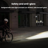 WEST BIKING 800 Lumen Rechargeable Bicycle Headlight with 6 Modes Rotatable Lens & Power Reminder - West Biking