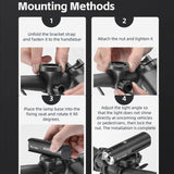 WEST BIKING 800 Lumen Rechargeable Bicycle Headlight with 6 Modes Rotatable Lens & Power Reminder - West Biking