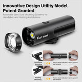 WEST BIKING 800 Lumen Rechargeable Bicycle Headlight with 6 Modes Rotatable Lens & Power Reminder - West Biking