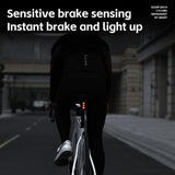 WEST BIKING SM1 Smart Bicycle Taillight | Smart Sensing Warning Light | USB Rechargeable - West Biking