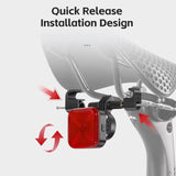 WEST BIKING SQ1 Rechargeable Waterproof Bike Taillight | High-Brightness | Seat Mount - West Biking