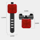 WEST BIKING SQ1 Rechargeable Waterproof Bike Taillight | High-Brightness | Seat Mount - West Biking