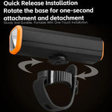 WEST BIKING YP0701 High-Brightness Bicycle Front Light - Quick Release Water Resistant Headlight - West Biking