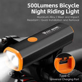 WEST BIKING YP0701 High-Brightness Bicycle Front Light - Quick Release Water Resistant Headlight - West Biking