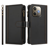 OPPO A5 PRO 4G / 5G Zip Wallet 9 card Slot Flip Cover with Magnetic Closing Front Cover Noco