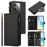 OPPO A5 PRO 4G / 5G Zip Wallet 9 card Slot Flip Cover with Magnetic Closing Front Cover Noco