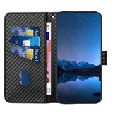 Oppo A60 Carbon Fibre Texture Wallet Flip Cover Card Holder Bank Note Slot Lanyard Noco