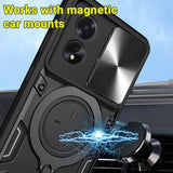 Oppo A78 4G Camshield Cover with Metal Ring/Stand Noco