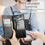 Oppo Reno12 F 5G CaseMe 023 Wallet Flip Cover RFID Protection Card Holder - Noco