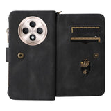 Oppo Reno12 F 4G / Reno12 F 5G Multi-Function 15 Card Slot Wallet Flip Cover Zip Pocket - Noco