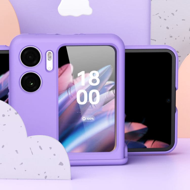 Oppo Find N2 Flip Pastel Protective Cover Hinged Rigid Shell