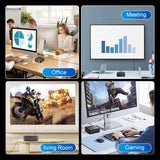 Ninkear N10 Mini PC: Intel N100 Processor 16GB RAM 512GB SSD Windows 11 Pro - BMAX