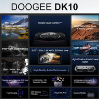 Doogee DK10 5G Rugged Dimensity 8020 12GB + 512GB 6.67’ AMOLED Display - Doogee