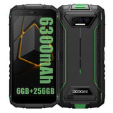 Doogee S41 Max Rugged Phone 6GB + 256GB 6300mAh Battery 5.5’ HD Display NFC - Black