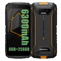Doogee S41 Max Rugged Phone 6GB + 256GB 6300mAh Battery 5.5’ HD Display NFC - Orange