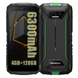 Doogee S41 Plus Rugged Phone 4GB + 128GB 5.5in HD Screen 6300mAh Battery NFC - Green