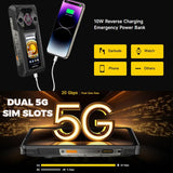 Ulefone Armor 30 Pro 5G 16GB RAM + 512GB 6.95’’ + 3.4’’ Dual Screen 50MP Cam 64MP IR Night Vision - Ulefone