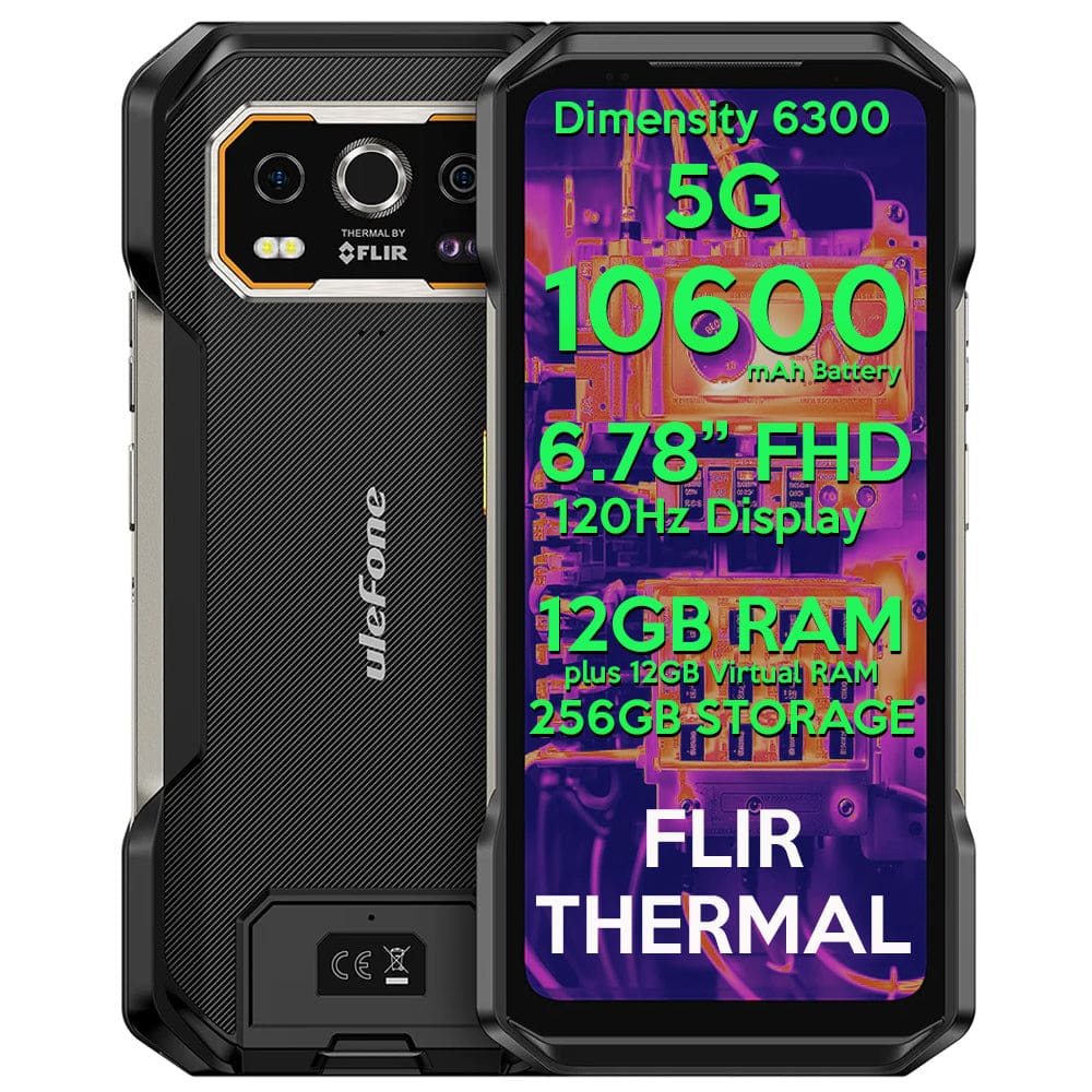 Ulefone Armor 27T Pro 5G FLIR Thermal Camera 12GB RAM + 256GB 6.78