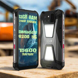 Unihertz 8849 Shark 5G Rugged Phone 15600mAh Battery 12GB RAM + 256GB Dimensity 8200 - Unihertz