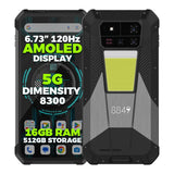 Unihertz 8849 Shark 3 5G Rugged 6.79’’ AMOLED Screen 16GB + 512GB Dimensity 8300 11600mAh - Unihertz