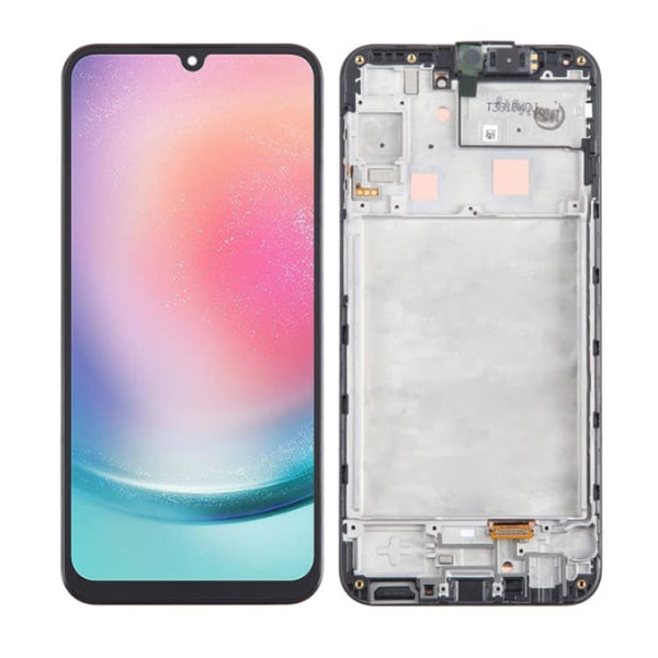 Samsung LCD Screen - Fits Galaxy A24 4G With Frame - PART ONLY - Oppo