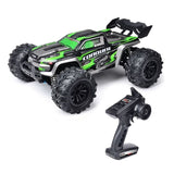 JJRC RC Q132 4WD Monster Buggy Up to 38km/h 390 Motor Metal parts LED Lights - Green - JJRC