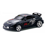 SQW Coke Can Mini-RC Car 80mm Long Rechargeable Battery Controller - Black - 27Mhz - Noco