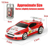 SQW Coke Can Mini-RC Car 80mm Long Rechargeable Battery Controller - Noco