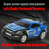 SQW Coke Can Mini-RC Car 80mm Long Rechargeable Battery Controller - Noco