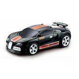 SQW Coke Can Mini-RC Car 80mm Long Rechargeable Battery Controller - Orange & Black - 27Mhz - Noco