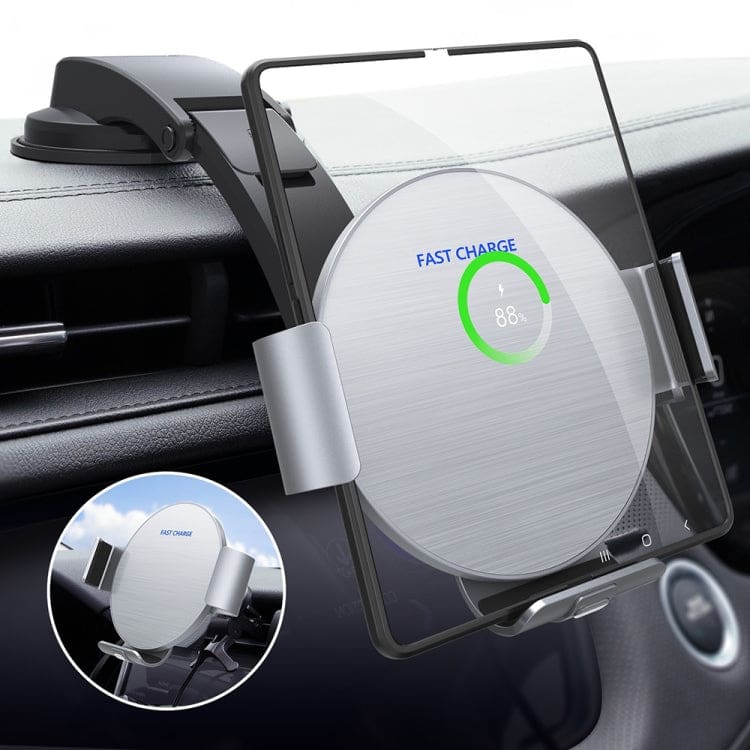 S9 15W Car Phone Mount Wireless Charger for Samsung Galaxy Z Fold Auto