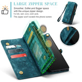 Samsung Galaxy A12 5G CaseMe 008 Wallet with Detachable Cover 8 Card + Zip Pocket - CaseMe