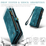 Samsung Galaxy A12 5G CaseMe 008 Wallet with Detachable Cover 8 Card + Zip Pocket - CaseMe