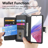 Samsung Galaxy A17 CaseNeo MW-04 2-in-1 Detachable Flip Zip Wallet Cover – RFID Blocking - Noco