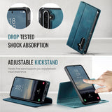 Samsung Galaxy A56 5G CaseMe C49 Wallet Flip Cover RFID Protection Card Holder Noco