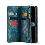 Samsung Galaxy S22 PLUS CaseMe 008 2-In-1 Wallet with Detachable Cover 8 Card Slots + Zip Pocket - CaseMe