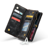 Samsung Galaxy S22 ULTRA CaseMe 008 2-In-1 Wallet with Detachable Cover 8 Card Slots + Zip Pocket - CaseMe