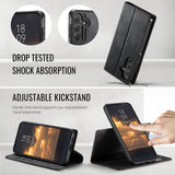 Samsung Galaxy S24 FE CaseMe C49 Wallet Flip Cover RFID Protection Card Holder Noco