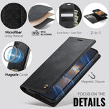 Samsung Galaxy S24 FE CaseMe C49 Wallet Flip Cover RFID Protection Card Holder Noco