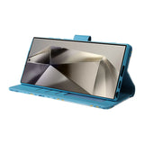 Samsung Galaxy S25 Ultra Marble Patterned Flip Wallet Card Slots - Noco