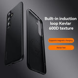 Samsung Galaxy S25 Ultra SULADA Kevlar Series Shockproof Case with Built-in Magnetic Ring - Sulada