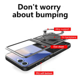 Samsung Galaxy Z Flip 7 Shockproof Rugged Rotating Ring Protective Cover - Noco