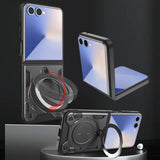 Samsung Galaxy Z Flip 7 Shockproof Rugged Rotating Ring Protective Cover - Noco
