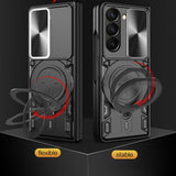 Samsung Galaxy Z FOLD 7 Sliding Camera Cover Protective Case with Ring/Stand - Noco